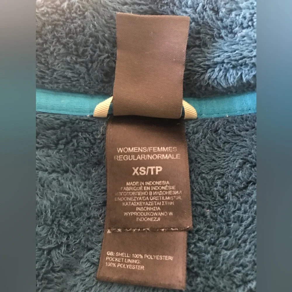 Teal North Face X-small Fitted Fleece - Picture 8 of 8